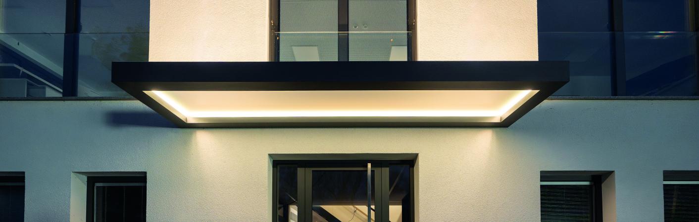 Vordach Modell Platin